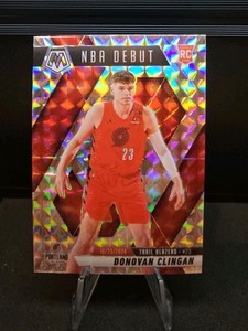 Donovan Clingan 2024-25 Panini Mosaic Silver Prizm #261 Portland 