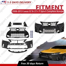 Front Bumper Conversion To 21 F-sport Fits 2006-2013 Lexus Is250 Is350 Front Bumper Conversion To 21 F-sport Fits 2006-2013 Lexus Is250 Is350