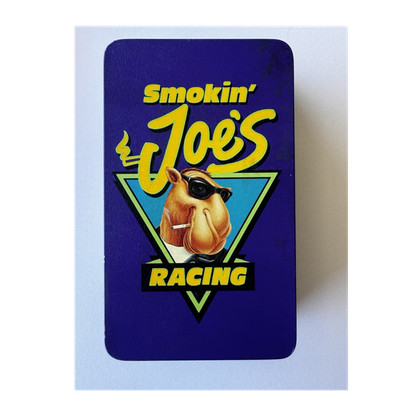 Smokin' Joe's Racing Collectible Tobacco Tin Camel Powered Cars Inserts 1994