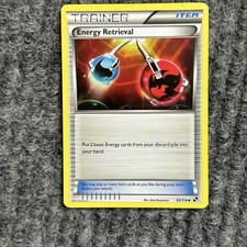 Pokemon TCG Black White Energy Retrieval Trainer Item 92/114 Card LP