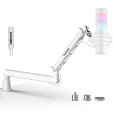 Microphone Arm,Aokeo AK-55 Desk Low Profile Adjustable Mic Boom Arm Stand,Sui...
