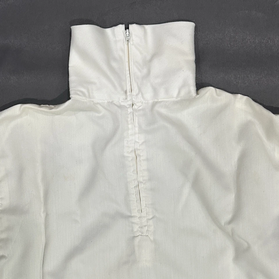 Camisa de vestir de colección años 60 Dandy Mod cremallera cuello tortuga puños franceses Robinsons Hathaway Foto 4 de 4