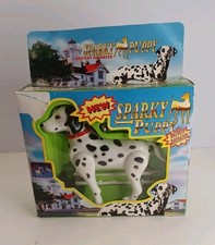 Vintage Dalmation Sparky Puppy Battery Operated Dog Toy 1999 Funmax Toys