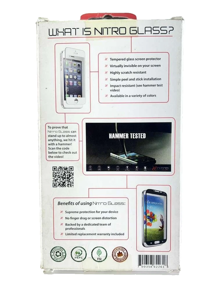 Protector Pantalla Cristal Templado Znitro para Samsung Galaxy Note 3 | Blanco Foto 3 de 4