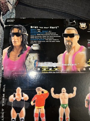 WWE Hart Foundation Classic Superstars 3-pack Jakks Pacific WWF
