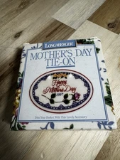 Longaberger 1997 Happy Mothers Day Basket Tie-On - New