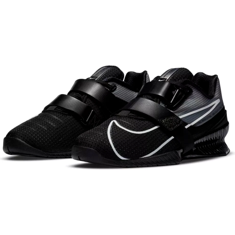 Nike Romaleos 4 Scarpe Sollevamento Pesi Crossfit Weightlifting Shoes CD3463-010 - Immagine 3 di 4