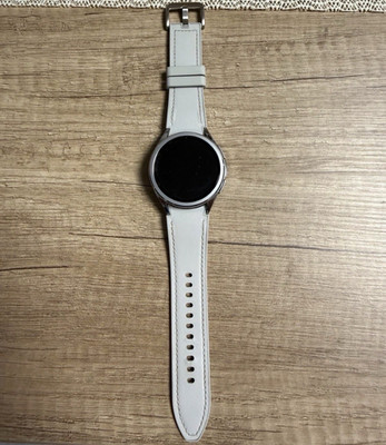Samsung Galaxy Watch5 Pro SM-R950 43mm Titan Wear OS 16GB GPS weißes Band