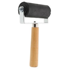 Ink Roller Rubber with Wooden Handle for Stamping Printing Tools