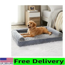 Cozy Waterproof Orthopedic Dog Bed with Removable Cover - Large Size - 28" x 23"