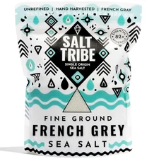 French Grey Sea Salt | Organic 82 Minerals | Fine Ground | Hand... 