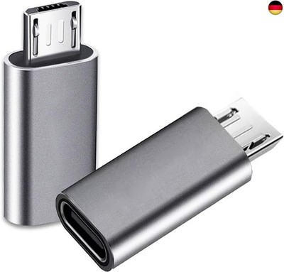  iJiZuo USB C to Micro USB Adapter, 2 Pack, USB Type C (Female) to Micro USB 