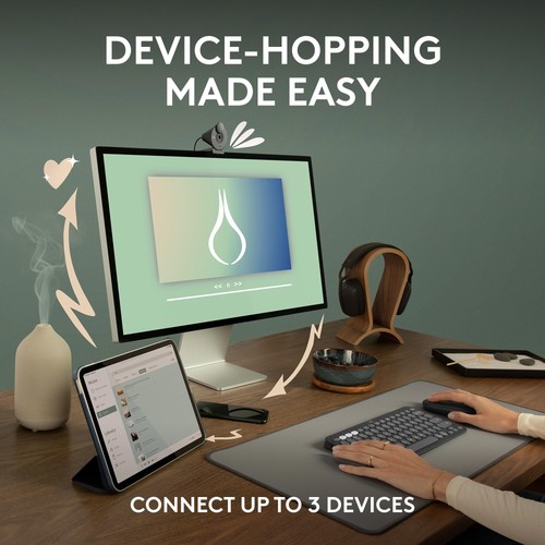 Logitech Pebble Mouse 2 M350s Slim Bluetooth Wireless Mouse, Portable, - 第 3/11 張圖片
