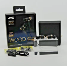 JVC Kenwood In-Ear Headphones HA-FX1100  WOOD UNIT High-resolution audio  JAPAN