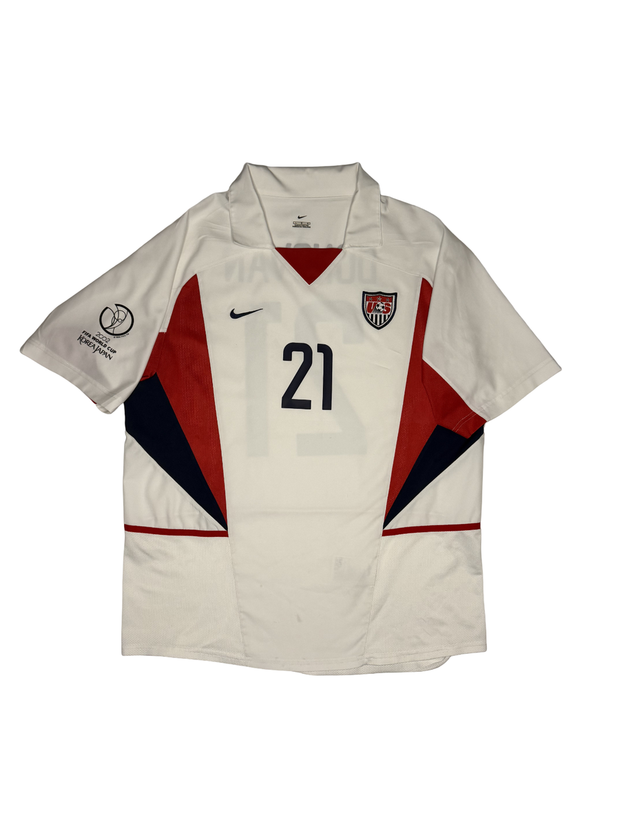 Landon Donovan USA Jersey Nike Size L 2002 Home World Cup | eBay