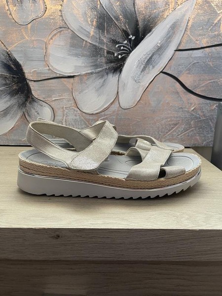 Women Gabor Sandals Silver 41
