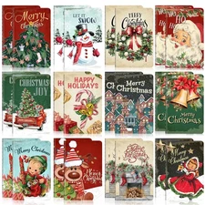 48 Pcs Christmas Notepad Mini Notebooks Holiday Note Pads Bulk Small Memo