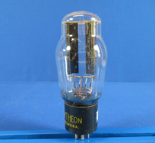 Raytheon 5U4G Vacuum Tube Ribbed Black Plate  TV-7 Tested Strong Good Balance