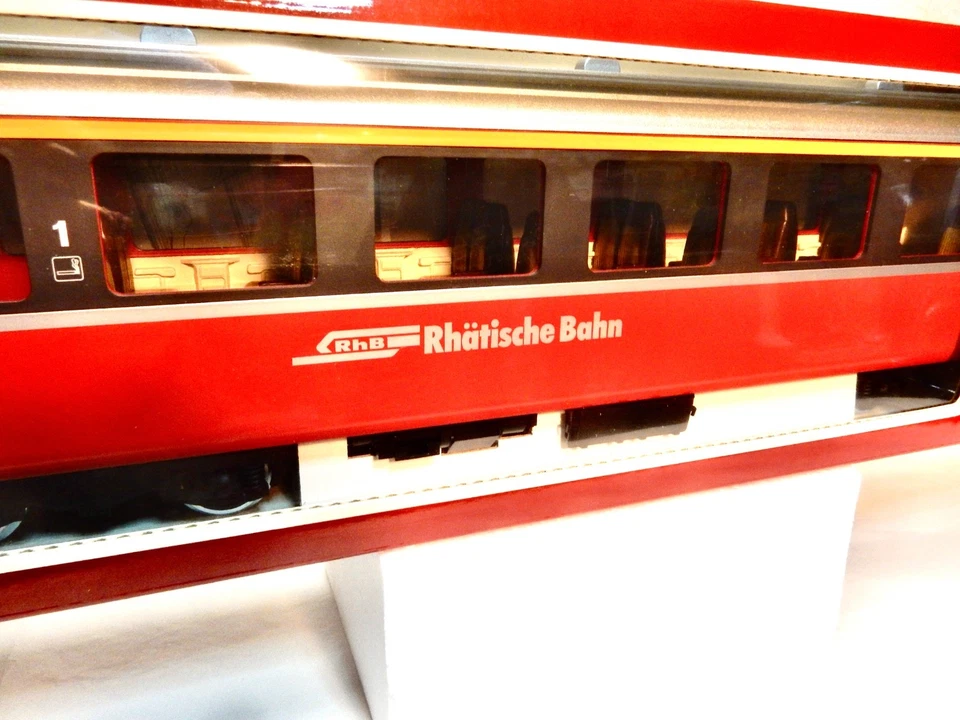 LGB G Scale #3067 Swiss Passenger Car -1st Class Rhaetian Railway RHB -Never Run - Image 2 of 4
