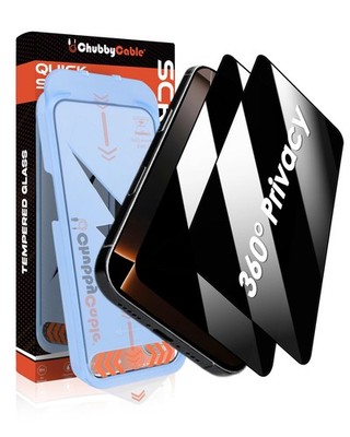 chubbycable 2PCS ChubbyShield Ultra for iPhone 16 Pro Max 360 16 