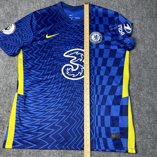 Chelsea #9 Romero Lukaku 2021 2022 Home Jersey Shirt Nike Men’s Size XL Soccer - Picture 7 of 11
