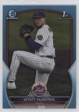 2023 Bowman Draft Chrome Sky Blue Refractor Wyatt Hudepohl #BDC-147 1c47