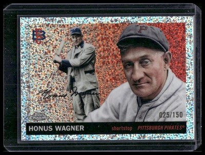 2025 Topps Chrome Platinum #439 Honus Wagner Speckle Refractors #/150