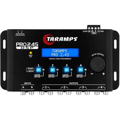 Professional Pro 2.4S DSP Audio Processor: RCA Inputs, Battery Powered Design