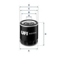 UFI 23.519.00 ÖLfilter FüR Alfa Romeo Dodge Jeep Lancia