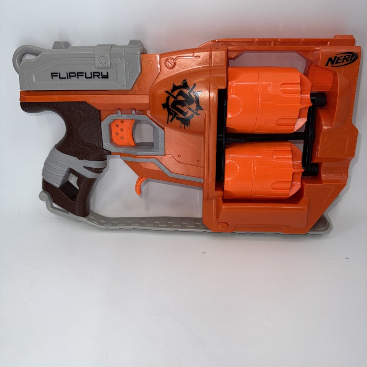Nerf Zombie Strike Flipfury Gun Set - Tested Works | eBay