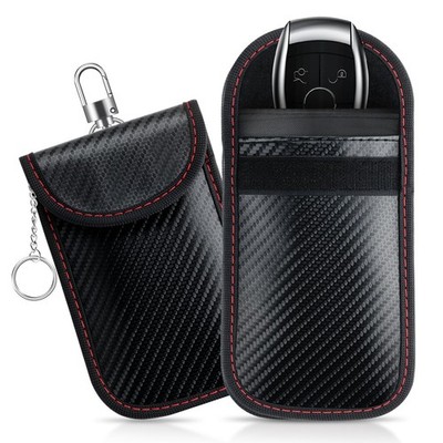 Faraday Key Fob Protector (3.74'' x 5.75''), Car RFID Signal Blocking Pouch