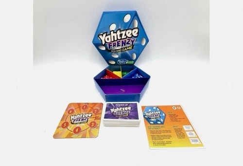 Yahtzee Frenzy: Dice & Card Game - Board Hasbro Family Luck - 100%  COMPLETE