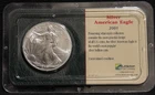 2001 United States American Silver Eagle 1oz Fine Silver Coin S$1