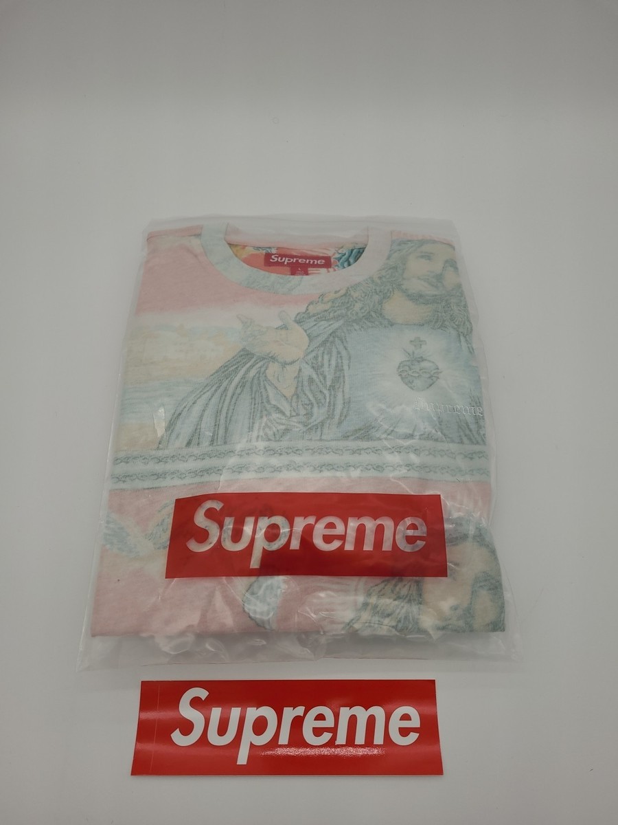 Supreme Jesus S/S Top Size Large L FW25 Faded Red Order Confirmed 