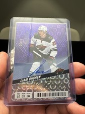 2024-25 Credentials Liam Ohgren Debut Ticket Access RC Auto #/10