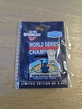 2026 Los Angeles Dodgers Opening Day Pin Back 2 Back  Champions Trophy