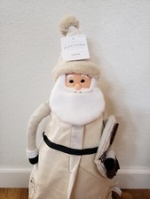 NEW Wondershop Holiday Canvas SANTA CLAUS Figure Christmas Decor 22.5" Target