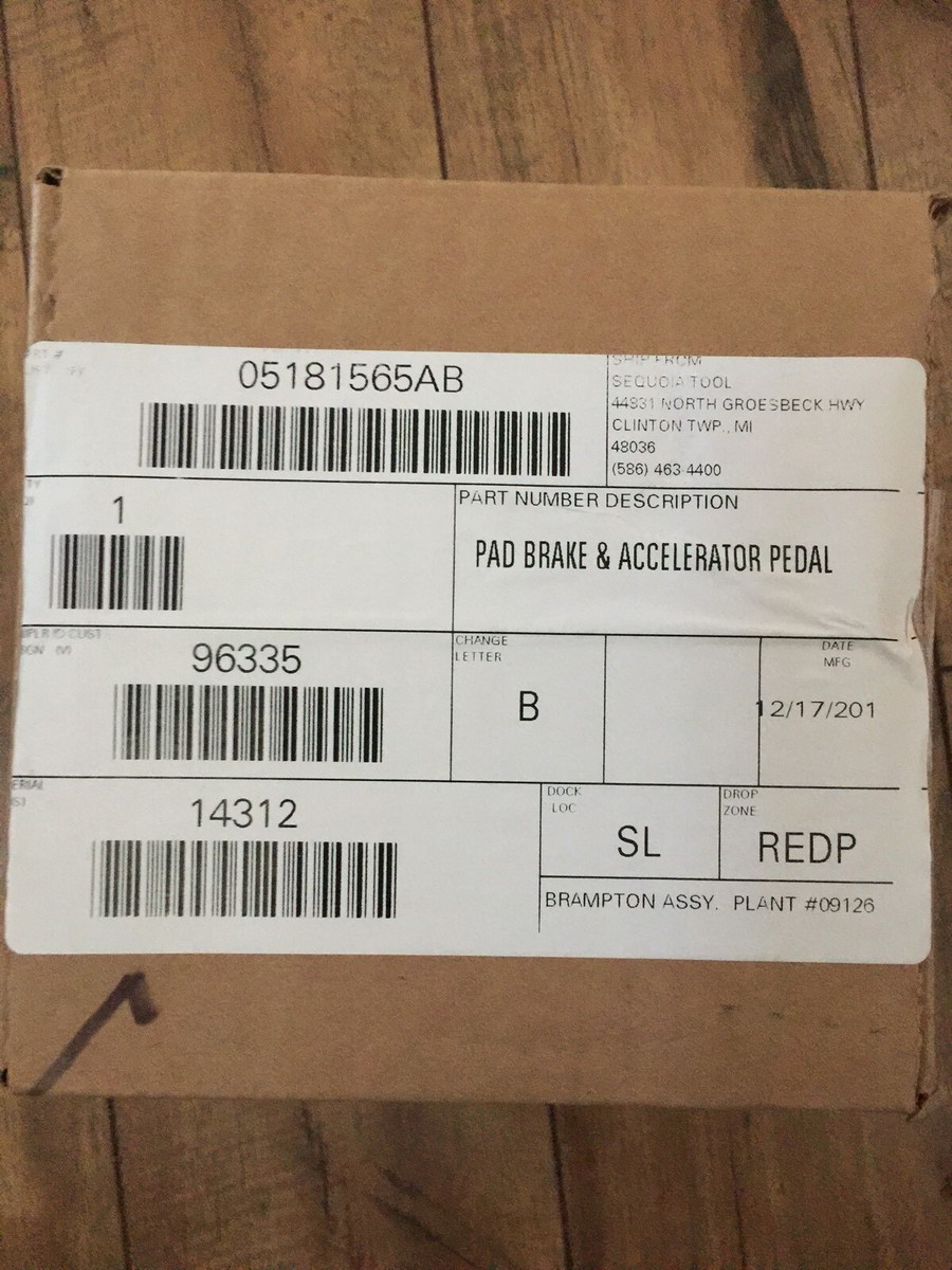 Mopar SRT 05181565AB Dodge Charger Challenger Chrysler 300 Pedal