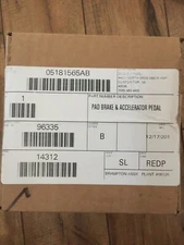 Mopar SRT 05181565AB Dodge Charger Challenger Chrysler 300 Pedal Overlay Kit OE 