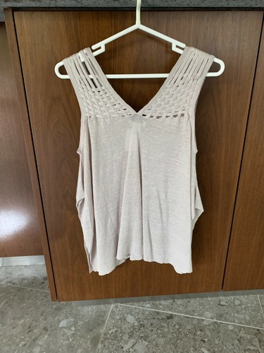 Camiseta sin mangas para mujer Jamison talla: pequeña color: beige - Imagen 8 de 8