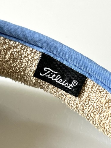 Titleist Golf Visor Athletic Light Blue One Size Outdoor Casual Sports Hat Cap - Picture 5 of 5