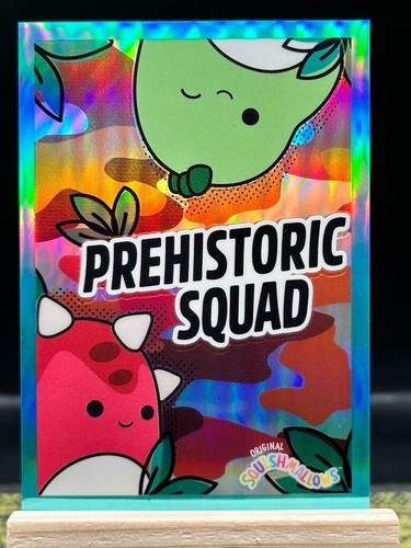 2024 Squishmallows - Prehistoric Squad - Squish Squad Prizm - 5 - Bild 1 von 2