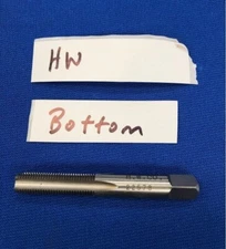 3/8" - 24 NF  Hanson Whitney Tap BOTTOM Tap High Speed Steel  USA 4 Flute