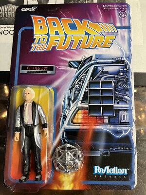 Back To The Future Fifties Doc Brown Super7 ReAction Figure BTTF