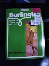 Vintage Burlington Pantyhose Off White Long 786 New in Package
