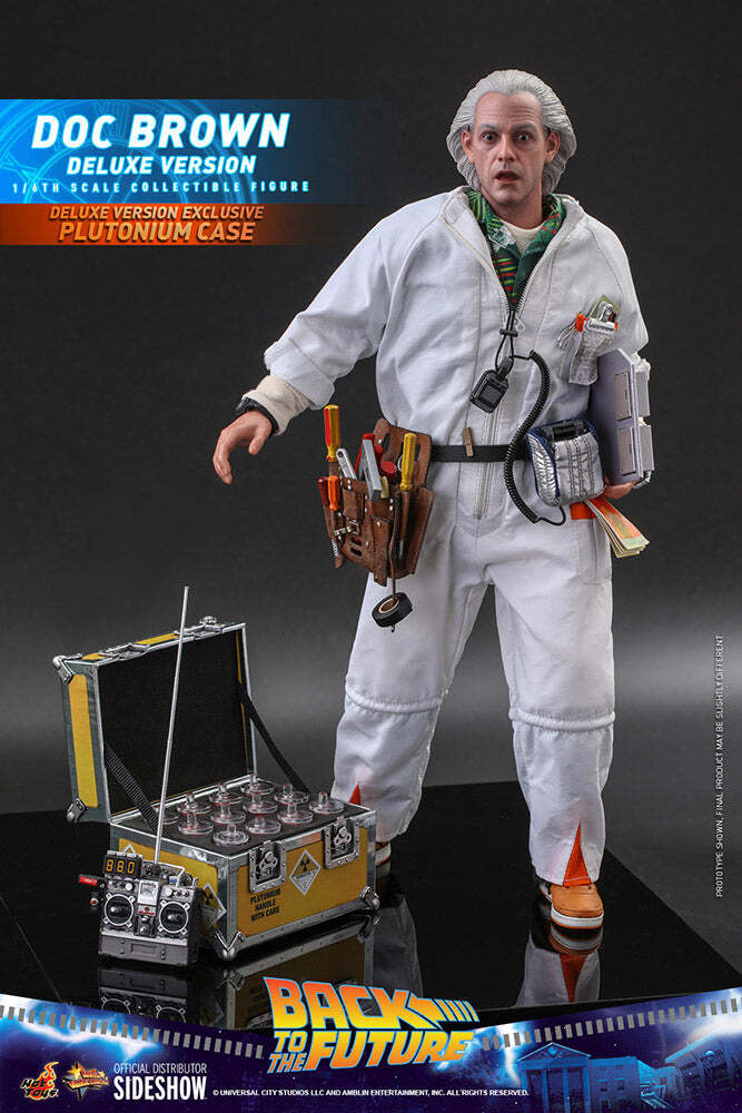 HOT TOYS Back to the Future Doc Brown DELUXE Version MMS610 1:6
