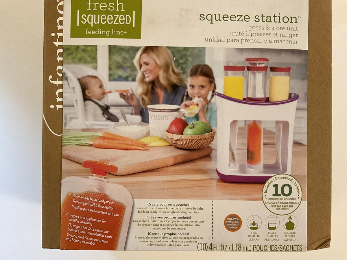 Fill your own cheap baby food pouches