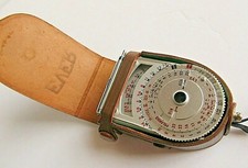 Ever / Bittco Exposure Meter, Nippon Kosovo Type NE3, Leather Case,