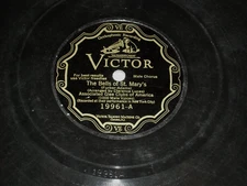ASSOCIATED GLEE CLUBS OF AMERICA-Bells Of St. Mary's (1926) VICTOR 10" Single