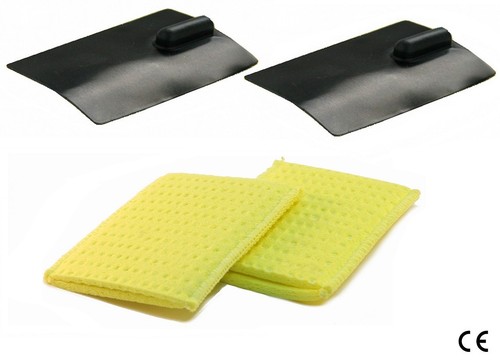 SW 2 Silicone Rubber Electrodes 50X100Mm 2 Sponges Iontophoresis TENS Therapy - Picture 1 of 3